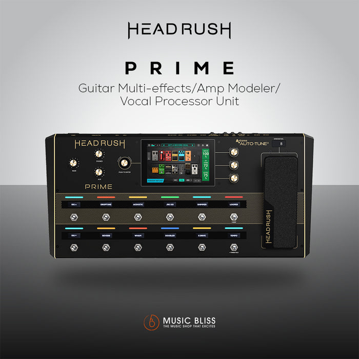 Headrush Prime Guitar Multi-effects/Amp Modeler/Vocal Processor Unit