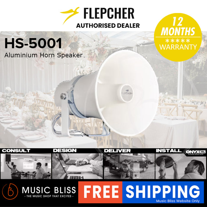 Flepcher HS-5001 Aluminium Horn Speaker