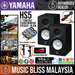 Yamaha HS5 Powered Studio Monitor with Gator GFWSPKSTMNDSKCMP Clamp-On Monitor Stand and Pro Co Cables - Black (Pair) - Music Bliss Malaysia