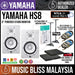 Yamaha HS8 Powered Studio Monitor with Stagg Studio Monitor Stands, Gator Isolation Pads and Pro Co Cables - White (Pair) - Music Bliss Malaysia
