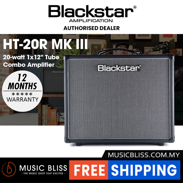 Blackstar HT-20R MK III 20-watt 1x12" Tube Combo Amplifier - Music Bliss Malaysia