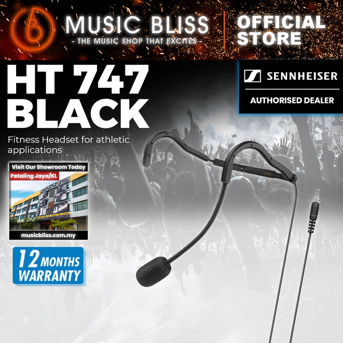 Sennheiser HT 747 Supercardioid Fitness Headset Microphone - Black