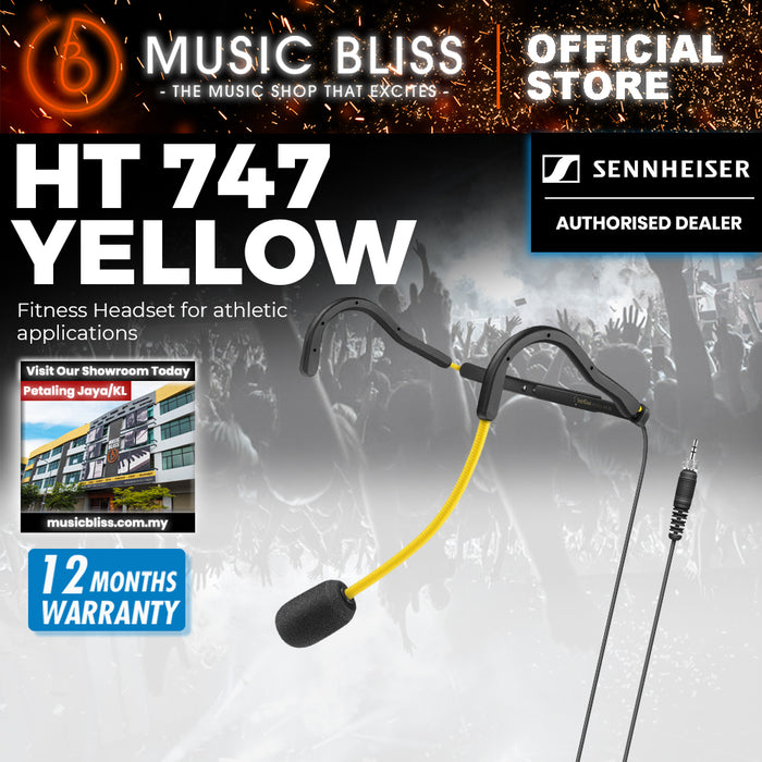 Sennheiser HT 747 Supercardioid Fitness Headset Microphone - Yellow