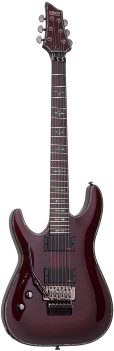 Schecter Hellraiser C-1 FR Left-Handed Electric Guitar - Black Cherry