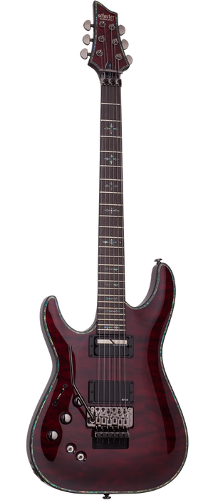 Schecter Hellraiser C-1 FR S Left-Handed Electric Guitar - Black Cherry