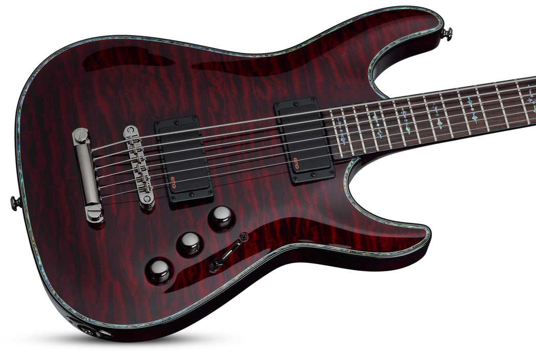 Schecter Hellraiser C VI Electric Guitar - Black Cherry