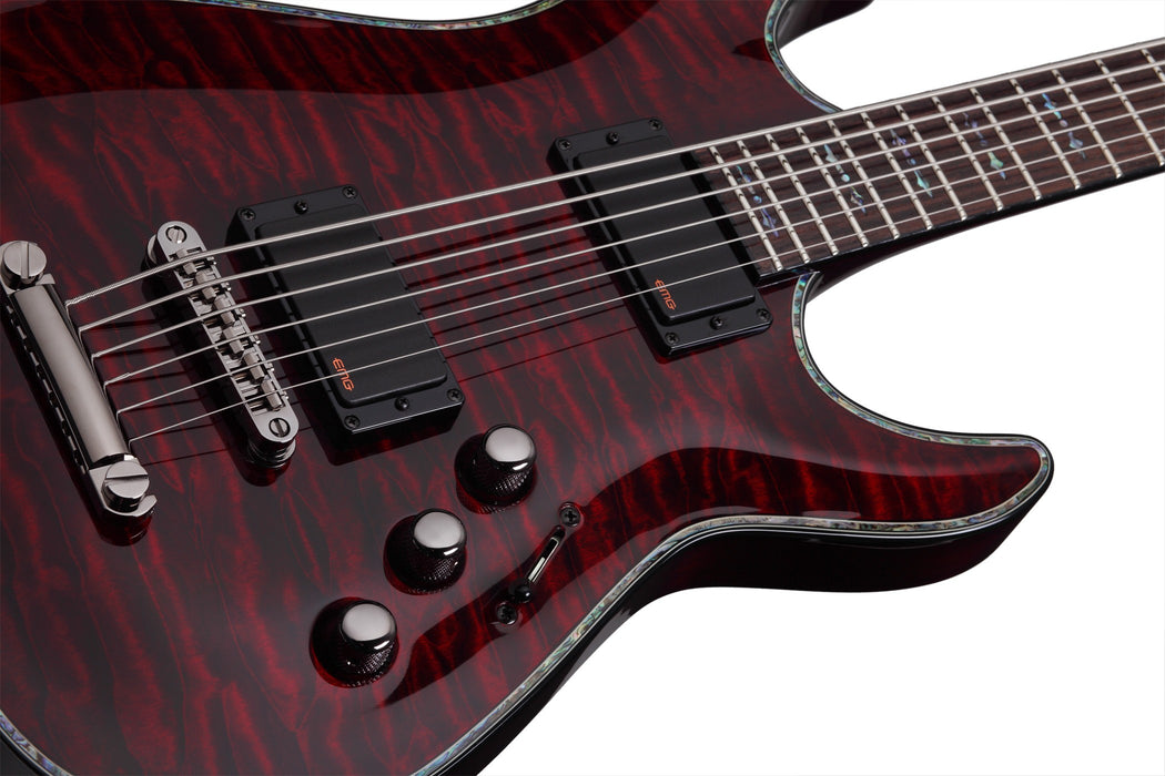 Schecter Hellraiser C VI Electric Guitar - Black Cherry