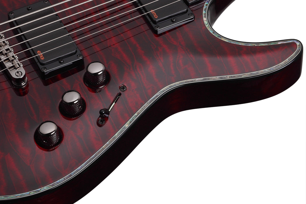 Schecter Hellraiser C VI Electric Guitar - Black Cherry