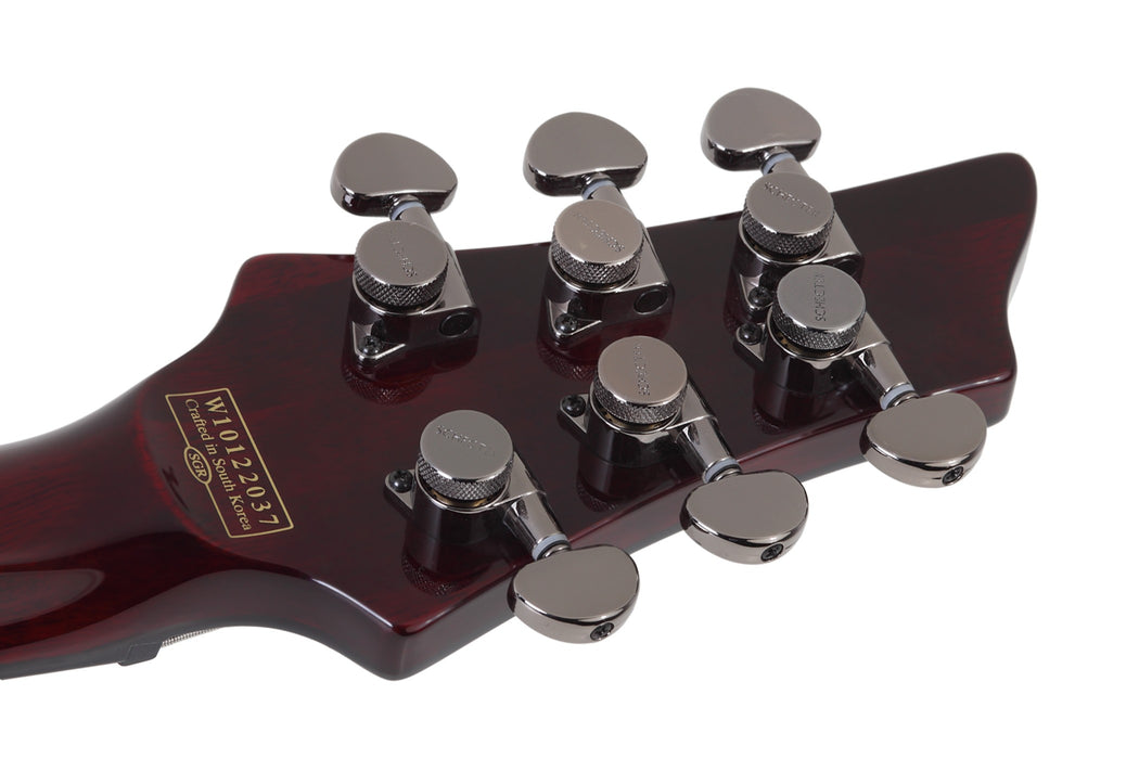 Schecter Hellraiser C VI Electric Guitar - Black Cherry