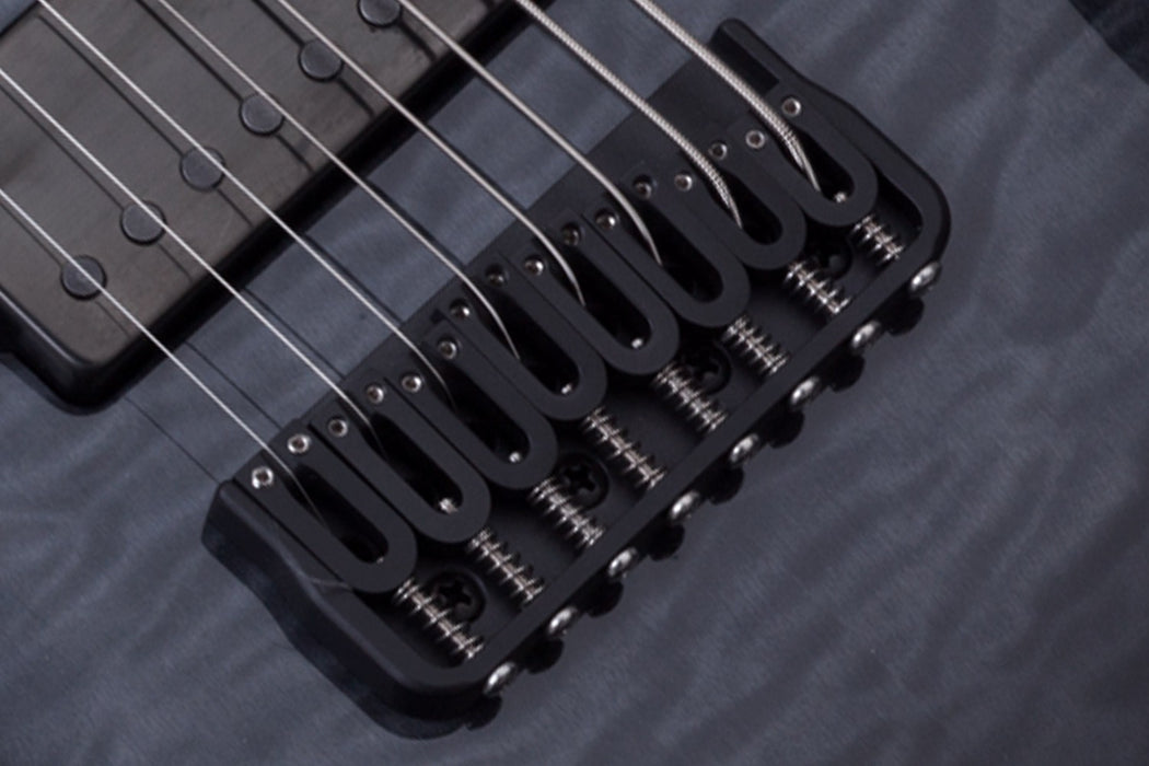 Schecter Hellraiser Hybrid C-8 Left-Handed Electric Guitar - Trans Black Burst