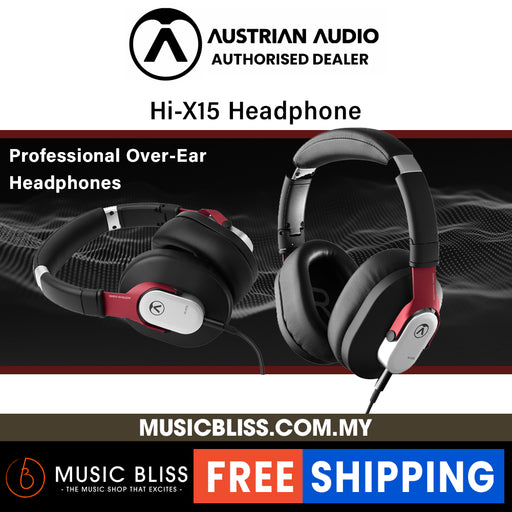 Austrian Audio Hi-X15 Closed-back Over-ear Headphones - Music Bliss Malaysia