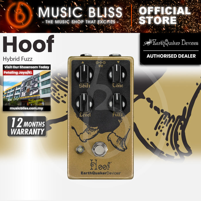 EarthQuaker Devices Hoof V2 Germanium / Silicon Fuzz Pedal