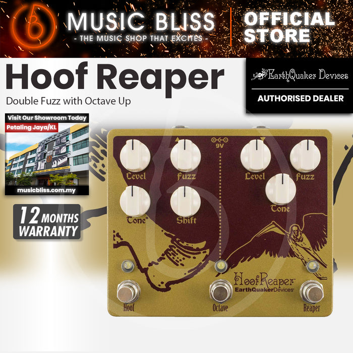 EarthQuaker Devices Hoof Reaper V2 Dual Fuzz Pedal