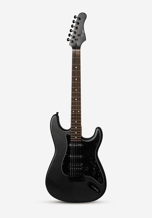 Smiger L-G2-i6-MBK Smart Electric Guitar with Built-in Effects - Matte Black | All-in-One Starter Guitar