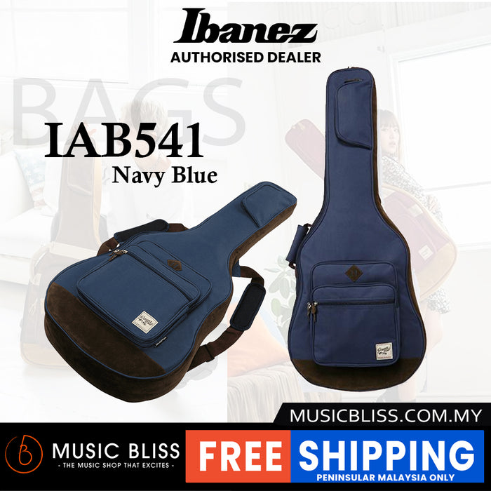 Ibanez IAB541 Powerpad Gig Bag for Acoustic Guitars - Navy Blue