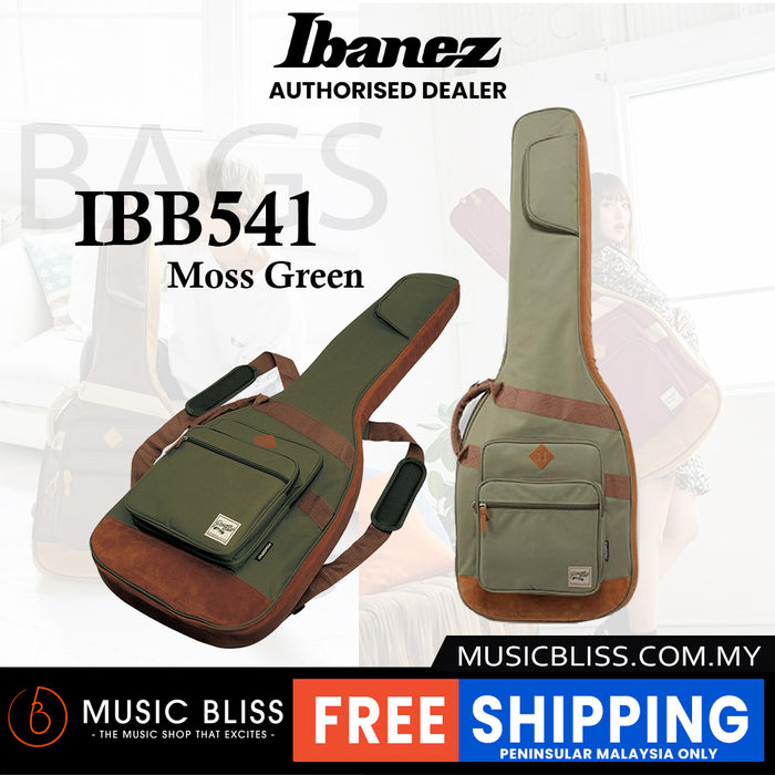 Ibanez IBB541 Powerpad Designer Collection Bass Guitar Bag - Moss Green