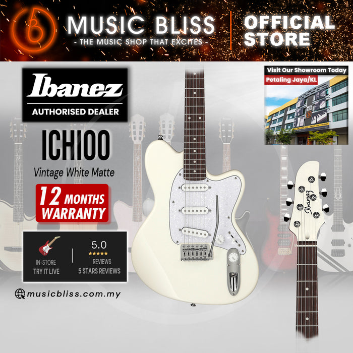 Ibanez Ichika Signature ICHI00 Electric Guitar - Vintage White Matte