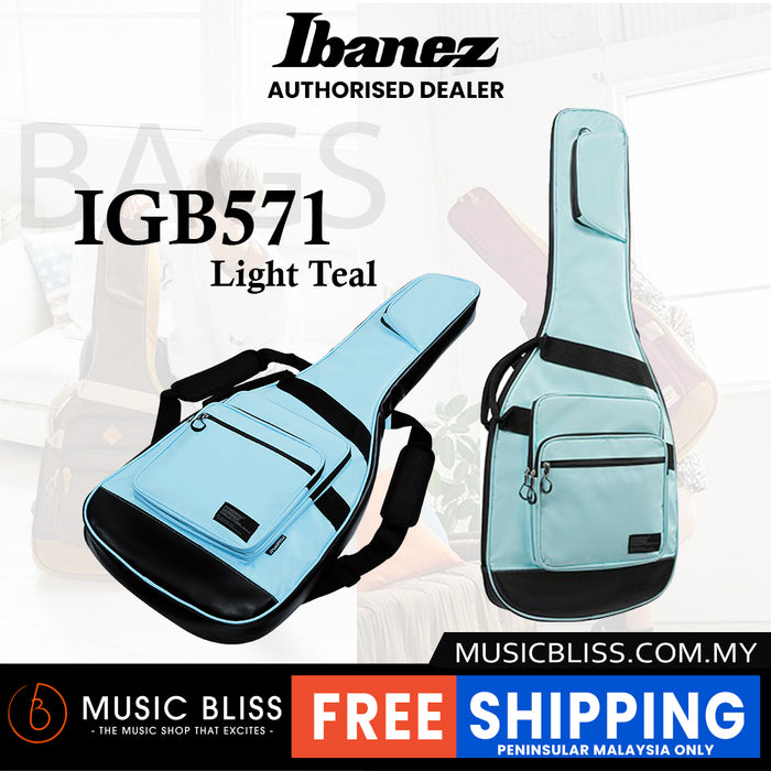 Ibanez IGB571 Powerpad Electric Guitar Gig Bag - Light Teal