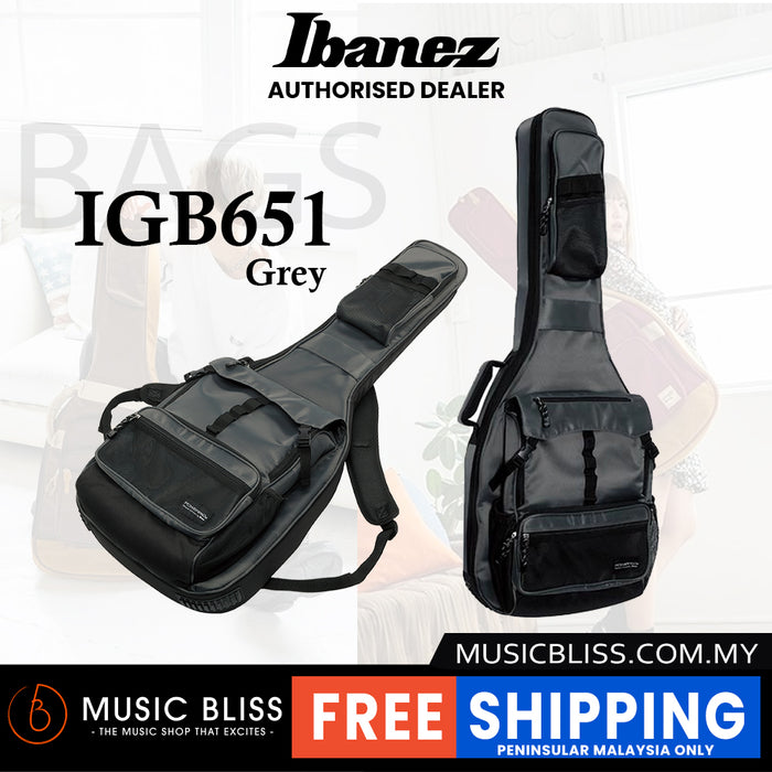Ibanez IGB651-GY Powerpad Gig Bag for Electric Guitar - Grey