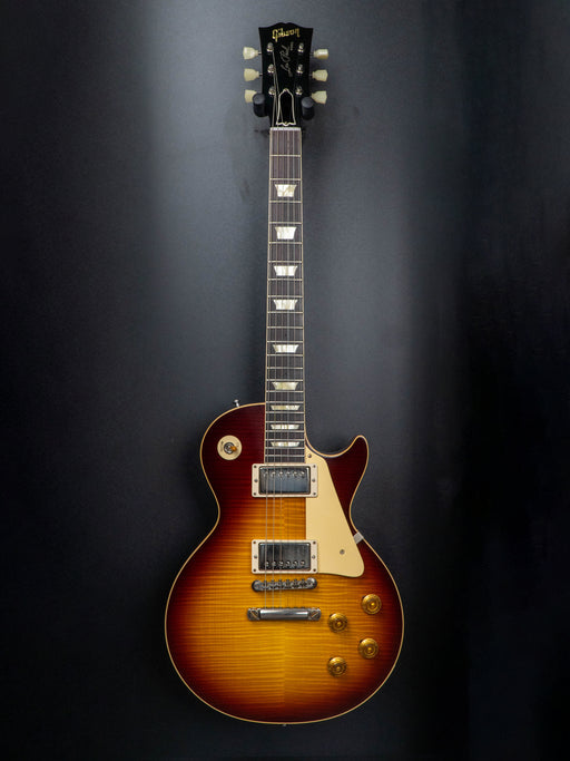 GIBSON MALAYSIA EXCLUSIVE MADE TO MEASURE 1959 LES PAUL STANDARD REISSUE VOS ELECTRIC GUITAR - HERITAGE DARKBURST - NH (HANDPICKED TOP)