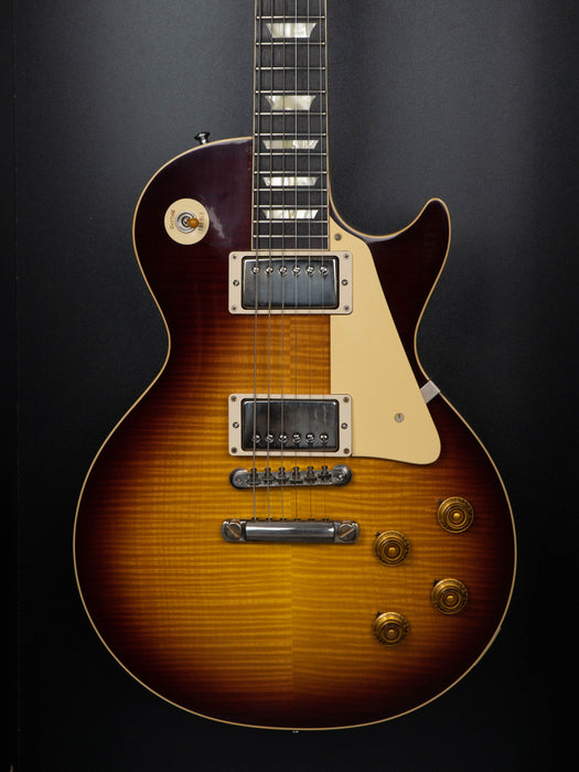 GIBSON MALAYSIA EXCLUSIVE MADE TO MEASURE 1959 LES PAUL STANDARD REISSUE VOS ELECTRIC GUITAR - HERITAGE DARKBURST - NH (HANDPICKED TOP)