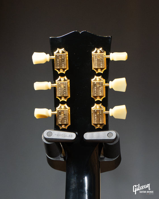 GIBSON USA LIMITED SG STANDARD '61 MAESTRO VIBROLA T-TYPE ELECTRIC GUITAR - EBONY WITH GOLD HARDWARE