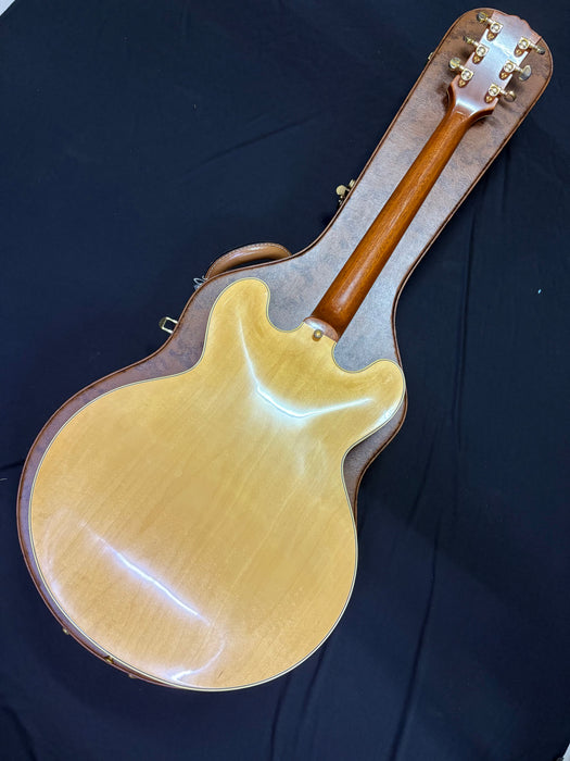 [SN A940261] CERTIFIED USED GIBSON 1959 ES-355 REISSUE STOP BAR VOS SEMI-HOLLOWBODY ELECTRIC GUITAR - VINTAGE NATURAL [2024]