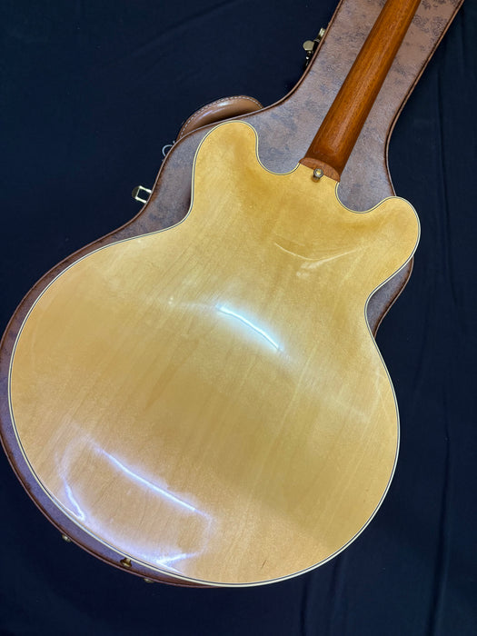 [SN A940261] CERTIFIED USED GIBSON 1959 ES-355 REISSUE STOP BAR VOS SEMI-HOLLOWBODY ELECTRIC GUITAR - VINTAGE NATURAL [2024]