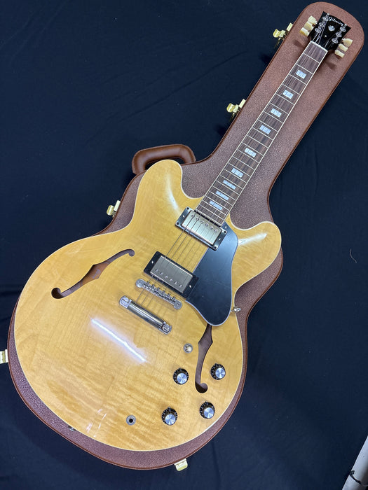 [SN 209940140] CERTIFIED USED GIBSON ES-335 FIGURED SEMI-HOLLOWBODY ELECTRIC GUITAR - ANTIQUE NATURAL [2024]
