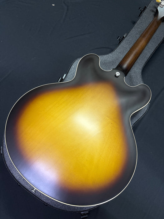 [SN 216750217] CERTIFIED USED GIBSON ES-335 SATIN SEMI-HOLLOWBODY ELECTRIC GUITAR - SATIN VINTAGE BURST [2025]