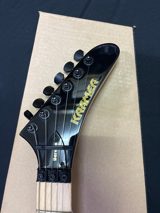 [SN 22062903682] CERTIFIED USED Kramer Baretta Electric Guitar - Ebony
