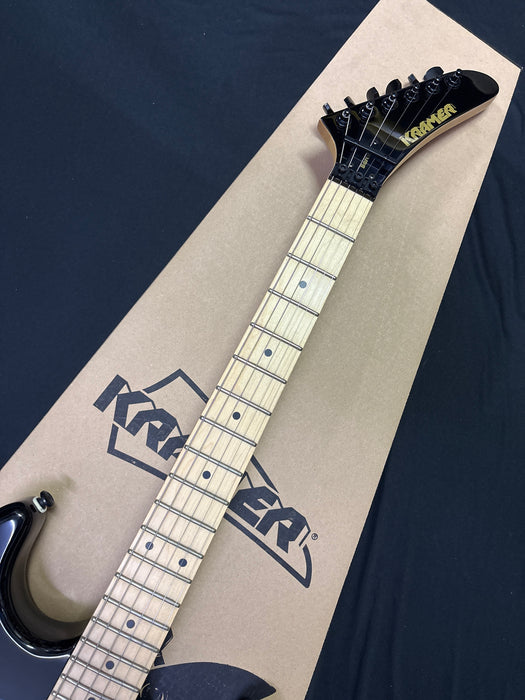 [SN 22062903643] CERTIFIED USED Kramer Baretta Electric Guitar - Ebony