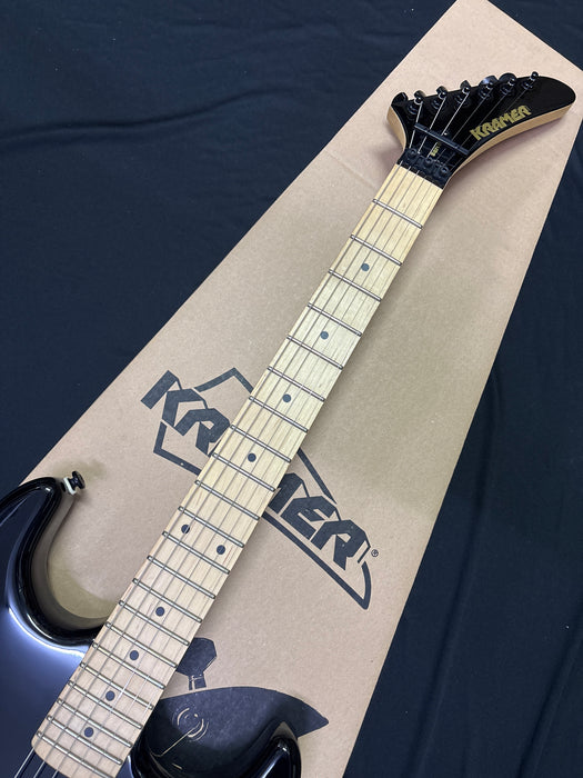 [SN 22062903697] CERTIFIED USED Kramer Baretta Electric Guitar - Ebony