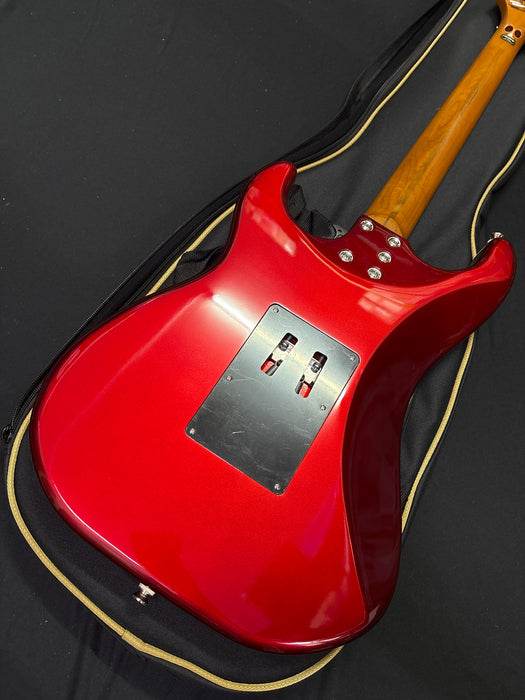 [SN 25041520423] CERTIFIED USED Kramer Pacer Deluxe Electric Guitar with Premium Bag - Ruby Red Metallic