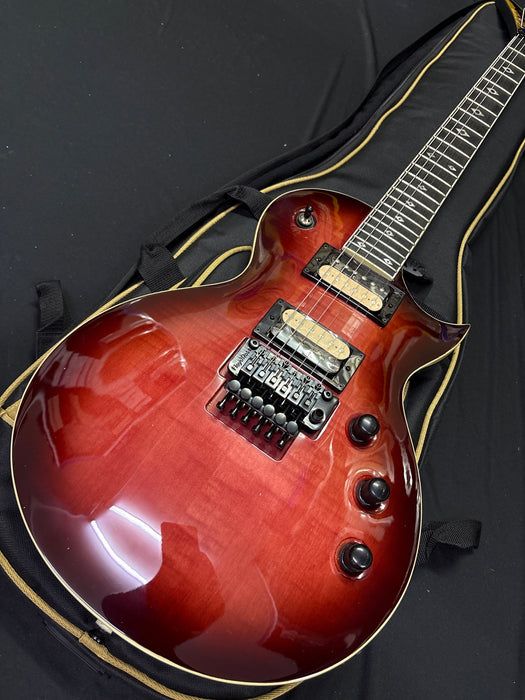 [SN 24011525993] CERTIFIED USED Kramer Assault Figured Electric Guitar with Premium Bag - Magenta Perimeter