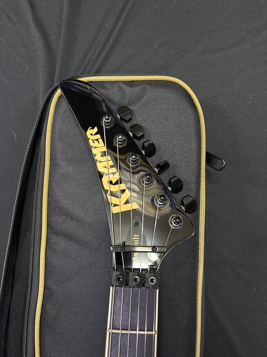 [SN 24011525993] CERTIFIED USED Kramer Assault Figured Electric Guitar with Premium Bag - Magenta Perimeter