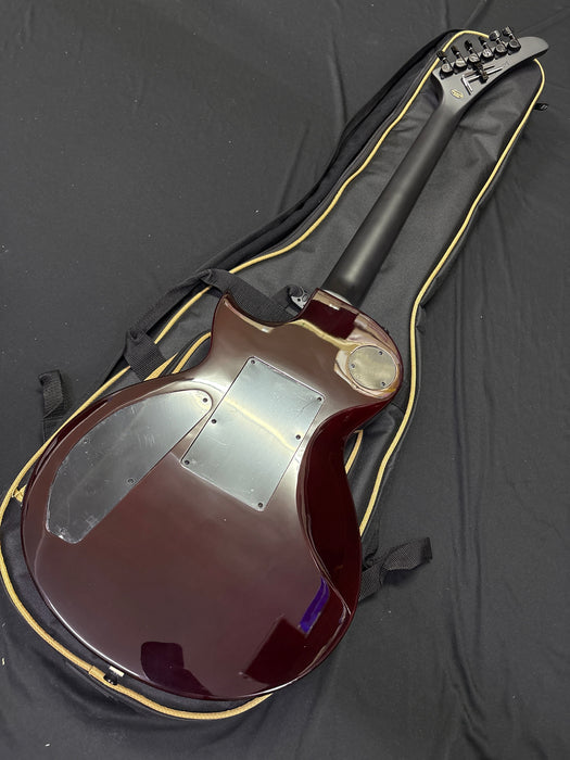 [SN 24011525993] CERTIFIED USED Kramer Assault Figured Electric Guitar with Premium Bag - Magenta Perimeter