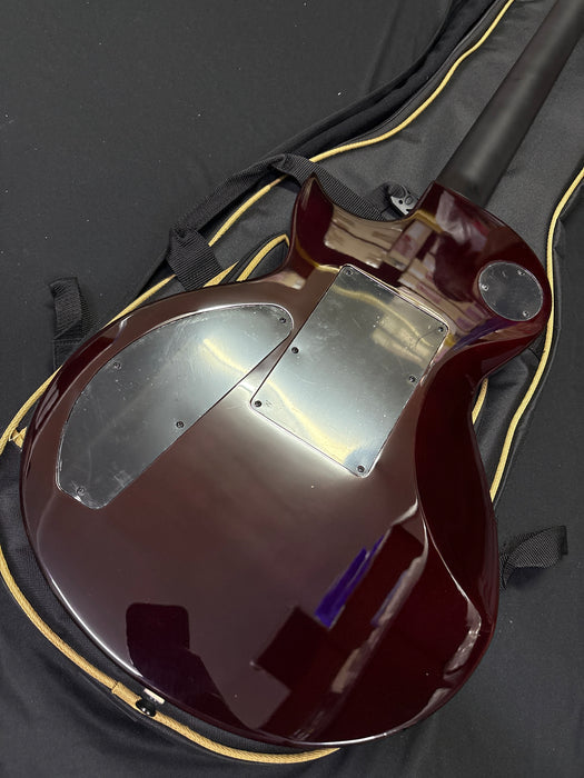 [SN 24011525993] CERTIFIED USED Kramer Assault Figured Electric Guitar with Premium Bag - Magenta Perimeter