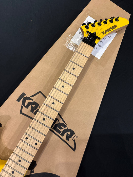 [SN 22062903537] CERTIFIED USED Kramer Baretta Electric Guitar - Bumblebee Yellow