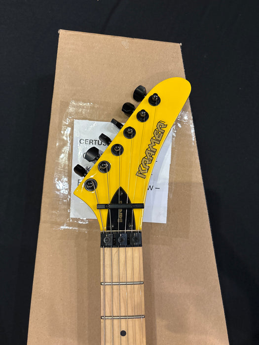 [SN 22062903537] CERTIFIED USED Kramer Baretta Electric Guitar - Bumblebee Yellow