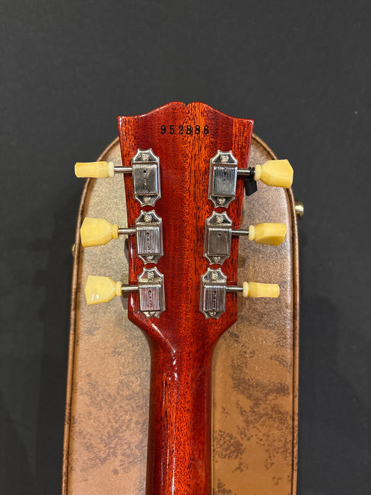 [SN 952886] CERTIFIED USED GIBSON 1959 LES PAUL STANDARD REISSUE ULTRA LIGHT AGED ELECTRIC GUITAR - SUNRISE TEABURST [2025]