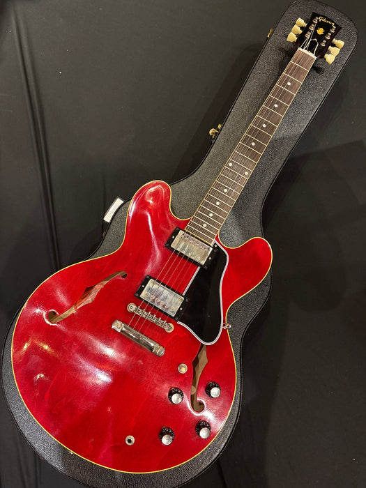 [SN 140246] CERTIFIED USED GIBSON 1961 ES-335 REISSUE ULTRA LIGHT AGED SEMI-HOLLOWBODY ELECTRIC GUITAR - 60S CHERRY [2024]