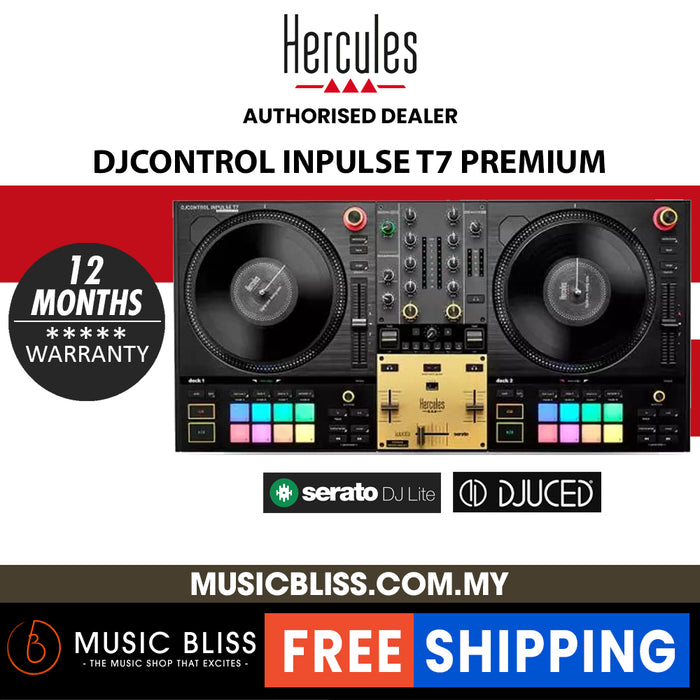 Hercules DJControl Inpulse T7 Premium Edition - Music Bliss Malaysia