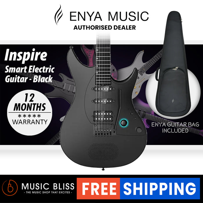 Enya Inspire Smart Electric Guitar - Black
