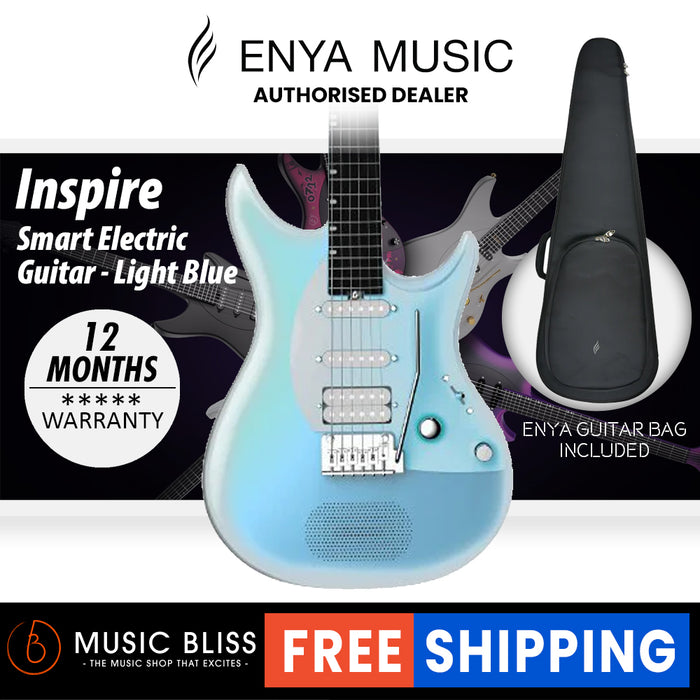 Enya Inspire Smart Electric Guitar - Light Blue