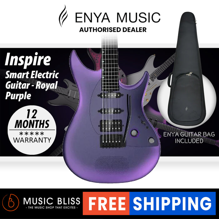 Enya Inspire Smart Electric Guitar - Royal Purple