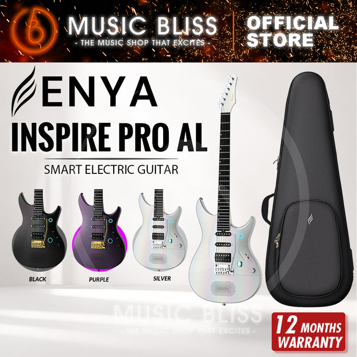 Enya Inspire Pro AL Smart Electric Guitar - Phantom Silver
