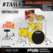 Tama Imperialstar 5-piece Drum Set with Drumsticks and Throne - 22" Kick - Electric Yellow - Music Bliss Malaysia