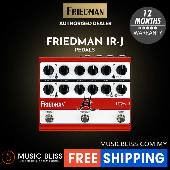 Friedman IR-J Jake E. Lee Signature Dual-tube Preamp