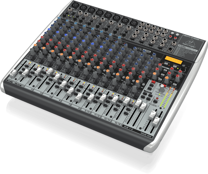 Behringer XENYX QX2222USB Mixer with USB and Effects